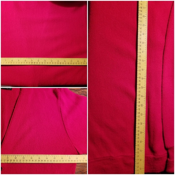 VTG GRUNGE red sweater KURT COBAIN STYLE - Picture 4 of 5